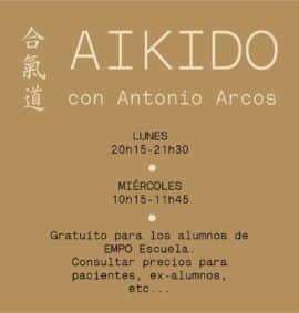 Aikido con Antonio Arcos - Cursos de Osteopatia - EMPO BARCELONA ESCUELA